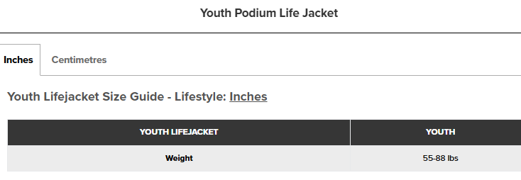 Size guide
